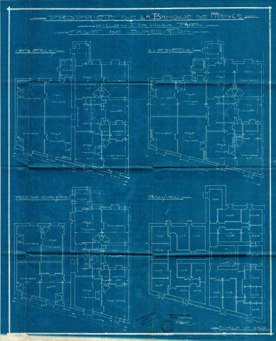 55 rue Victor-Hugo, surélévation de l'immeuble d'habitation : permis de construire.