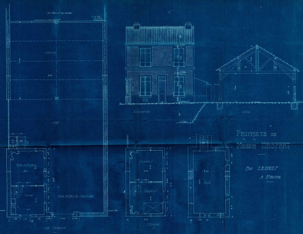 9 rue Lesault, construction d'un pavillon : permis de construire.