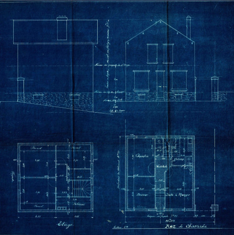 17 rue Parmentier, construction d'un pavillon d'habitation : permis de construire.