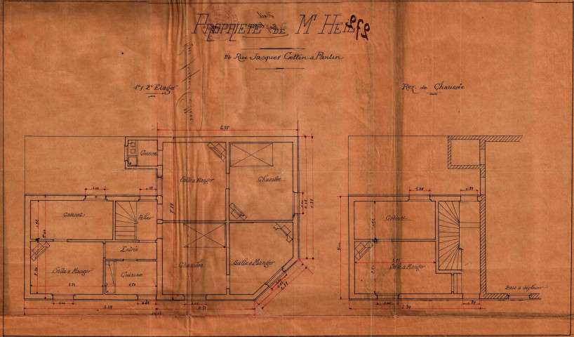 24 rue Jacques-Cottinet rue Marie-Louise : permis de construire.