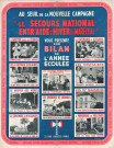 « Au seuil de sa nouvelle campagne le Secours national entr´aide d´hiver du Maréchal vous présente son bilan de l´année écoulée » : affiche.