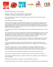 Refus de prendre part aux discussions et au vote en comité technique : tract de l'intersyndicale des territoriaux de Pantin.