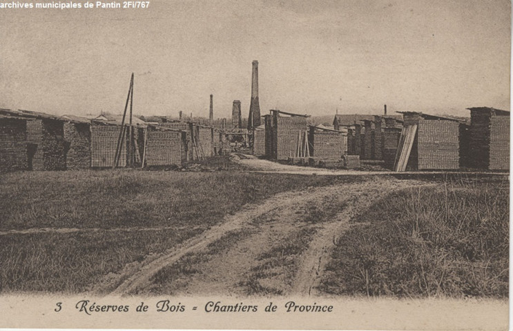 3. Réserves de bois - chantiers de province (Félix Louis).